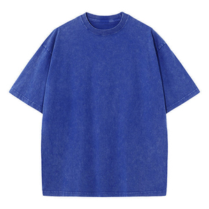 Camisetas Extra Grandes para Hombre, Estilo Vintage, Lavado Desgastado, Verano 2026, Personaliza tu Propio Logotipo, 100% Algodón, Lavado Ácido - Product Image 4