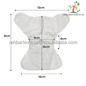 Funda de pañal PUL de alta calidad, lavable, transpirable y ajustable, funda de pañal para bebé recién nacido, funda de pañal impermeable con doble refuerzo - Product Image 3