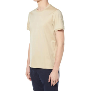 OEM ODM HOMIZON ENTERPRISES HE-MS-47 T-shirt personnalisé pour homme avec logo sur le devant, 100% coton, respirant, séchage rapide, écologique, coupe classique - Product Image 4