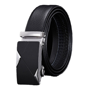 Cinturón de Cuero Dividido Blanco con Hebilla Automática de Aleación para Hombre, 3.5cm, Logotipo Personalizado, Venta al por Mayor de Fábrica - Product Image 2