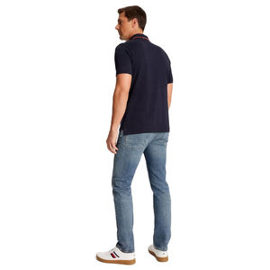 Breathable 100% Cotton Latest Design Casual Wear Men <b>Polo</b> Shirt / Short Sleeve Custom Fit <b>Zip</b> <b>Up</b> <b>Polo</b> Shirts for Sale - Product Image 3