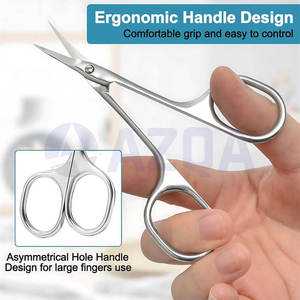 Tijeras para Cutículas de Acero Inoxidable Premium de 4.09 Pulgadas, Herramienta Profesional de Precisión para Manicura y Cuidado de Uñas, Venta al Por Mayor - Product Image 4