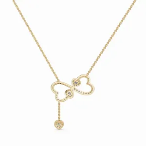Collar con Colgante de Diamante Cultivado en Laboratorio, Diseño Moderno, con 74 Piezas, Certificado IGI, Claridad VVS, Joyería para Bodas y Fiestas - Product Image 4