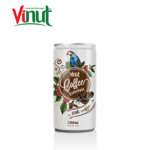 กาแฟนมพร้อมดื่ม บรรจุกระป๋องอะลูมิเนียม 200 มล. ยี่ห้อ VINUT สำหรับผู้ค้าส่ง ผู้นำเข้า ผู้จัดจำหน่าย และธุรกิจโฮเรก้า - Product Image 4