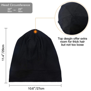 High Quality Acrylic Satin <b>Lined</b> Skull Cap <b>Beanie</b> Hat Breathable & Waterproof Unisex - Product Image 3