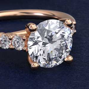 Bague en diamant de qualité durable, coupe ronde fantaisie, pour un usage quotidien, alliance de mariage, anniversaire et occasions spéciales, disponible au meilleur prix - Product Image 4