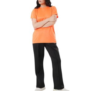 T-shirt personnalisé pour femme, manches courtes, coton lourd, 100% coton, impression personnalisée de haute qualité, OEM, vente en gros - Product Image 1