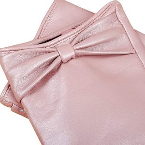 Women's Genuine Leather Fashion <b>Gloves</b> - Product Image 4