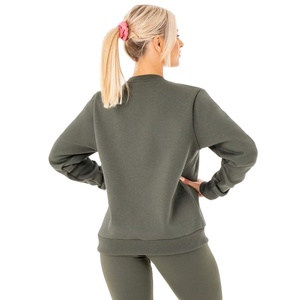 Sudadera de punto para mujer Pro Enterprises, superventas, 100% algodón, cuello redondo largo, holgada, transpirable, antipilling, para invierno - Product Image 4