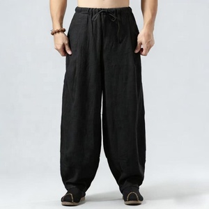 High Quality <b>Men's</b> Slim Fit Straight 100% Cotton Chinos <b>Jeans</b> Trousers Breathable Casual <b>Drawstring</b> Closure Mid Waist - Product Image 4