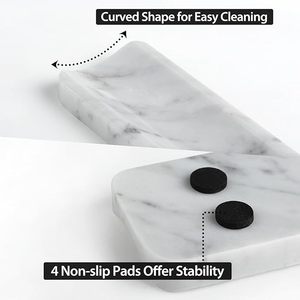 Porta Incienso de Mármol Natural, Porta Incienso para Varillas, Quemador de Incienso, Ideal para Meditación y Relajación, Fácil de Limpiar - Product Image 4