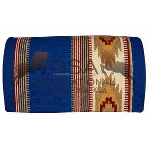 Manta de Silla de Montar Hecha de Lana 100% Neozelandesa 34X36, Manta de Silla de Montar Tejida a Mano Disponible para Personalizar para Montar a Caballo - Product Image 4