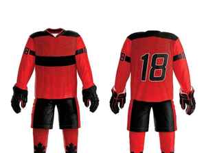 Conjunto de Uniforme de Hockey sobre Hielo Sublimado Personalizado, Uniforme Profesional de Hockey sobre Hielo con Pantalones Cortos, Ropa Deportiva Transpirable para Equipos de Hockey - Product Image 5