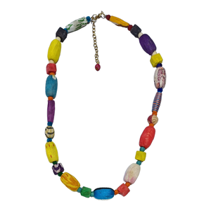 Collar con Borlas Hechas a Mano y Bañadas en Oro, Estilo Bohemio para Mujer, con Perlas de Imitación, Ecológico, para Compromiso - Product Image 5