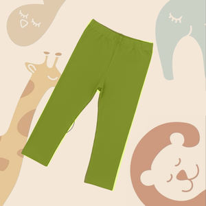 Leggings en coton pour tout-petits, doux et respirants, en coton ou en coton de bambou 95% avec 5% d'élasthanne - Product Image 1