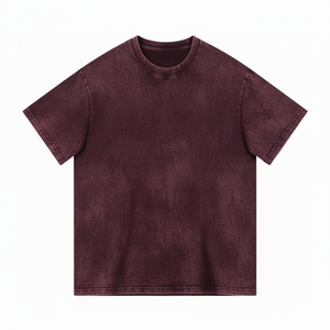เสื้อยืดสไตล์วินเทจ ล้างสีแบบแอซิดวอช ผ้าฝ้ายทรงโอเวอร์ไซส์ สำหรับผู้ชาย 230 GSM สตรีทแวร์ลำลอง นุ่มสบาย รับผลิตแบบ OEM - Product Image 1