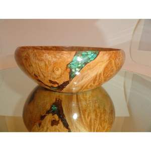 Tazón Clásico Ecológico de Madera y Resina para Uso Doméstico, Producto Artesanal de Bambú y Madera - Product Image 1