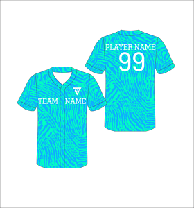 เสื้อเบสบอลลายพรางแบบซับลิเมชั่นสั่งทำพิเศษ คอวี แขนสั้น สำหรับผู้ใหญ่ ระบายอากาศได้ดี ใส่ได้ทุกฤดู พร้อมชื่อทีมและโลโก้ด้านหน้า - Product Image 6