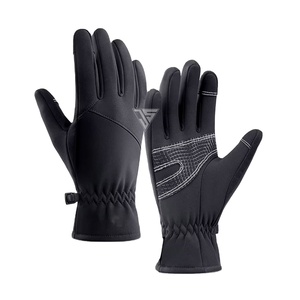 Gant d'écran tactile de ski d'hiver de haute qualité, fabriqué à partir de tissu imperméable stratifié de polyuréthane/impression de Silicone, polaire intérieure - Product Image 1