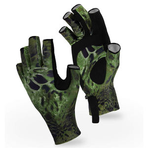 Guantes de Pesca Ligeros y Transpirables con Agarre Antideslizante, Cierre de Gancho y Bucle para Uso Unisex, Guantes de Pesca en Agua Dulce y Salada - Product Image 1