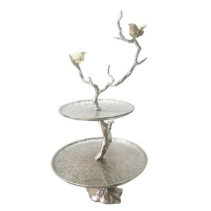 Support à gâteau au design moderne, forme rectangulaire, réutilisable, lavage à la main uniquement, présentoirs à desserts pour les célébrations, support à gâteau, décoration de la maison - Product Image 2
