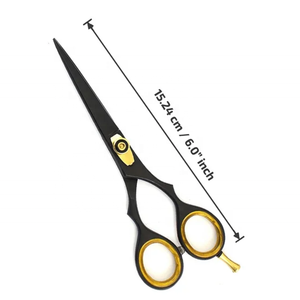 Ensemble de ciseaux à cheveux en acier inoxydable avec logo personnalisé professionnel - Product Image 2