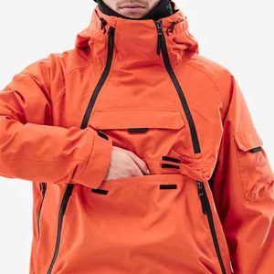 Combinaison de ski pour enfants, imperméable, doublée de polaire, fermeture éclair, capuche amovible, personnalisable, unisexe - Product Image 4