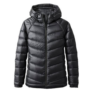 Chaqueta de plumón personalizada al por mayor para invierno, talla grande, transpirable, con el mejor diseño, cuello alto, para mujer - Product Image 6