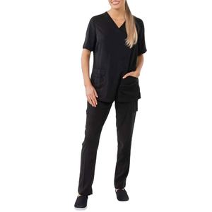 Uniforme de spa OEM pour femmes, ensemble de vêtements de travail pour salons de beauté et hôtels, coton imprimé, polyester et spandex, disponible pour adultes - Product Image 1