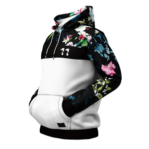 Sweat à capuche unisexe coupe classique en molleton polyester/coton écologique avec fermeture éclair, motif personnalisé, style urbain, séchage rapide, collection printemps - Product Image 2