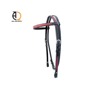 Nuevas cabezadas de cuero para caballos de alta calidad para exteriores, ajustables y personalizables. - Product Image 2