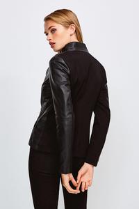 Veste en cuir véritable de haute qualité pour femmes, coupe ajustée moderne, personnalisation de la marque, vestes en cuir pour femmes - Product Image 2