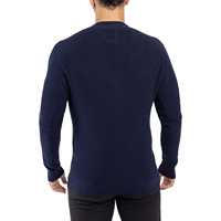 Cardigan en tricot écologique uni pour homme, col en V, boutonné, manches longues côtelées, 400g, vente en gros, OEM, personnalisé