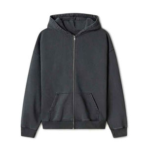 Sweat-shirt à capuche zippé en polaire pour femme enceinte avec poche kangourou pour bébé - Product Image 1