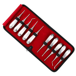 Elevadores Dentales de Raíz, Juego de Elevadores Luxadores, Kit de Extracción Dental, Elevadores Dentales de Acero Inoxidable, Instrumentos de Cirugía Oral - Product Image 5