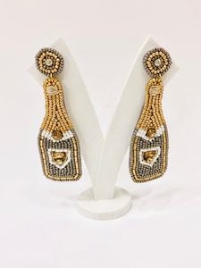 Personalizado hecho a mano con cuentas adornado a mano de moda cóctel colorido semilla de arroz con cuentas duraderas pendientes sin níquel-venta al por mayor - Product Image 5