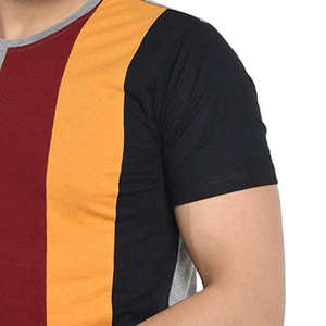 T-shirt Homme Vintage Oversize de Haute Qualité Personnalisé, Lavage Acide, Manches Courtes, Double Couche, Manches Gaufrées, Jersey Grande Taille - Product Image 3