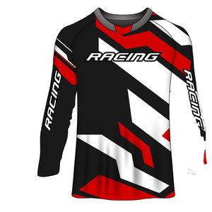 Maillot de course de moto pour adultes, impression par sublimation, motocross, best-seller, séchage rapide, 100% polyester avec design personnalisé - Product Image 5