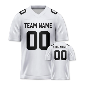 Maillot de football imprimé pour homme, 100% polyester, sublimé, avec nom de l'équipe, nom et numéro du joueur, maillots d'entraînement de football unisexes - Product Image 3