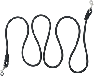 Nylon Lead Rope for Horses Black with Metal <b>Snap</b> <b>Hooks</b> - Product Image 2