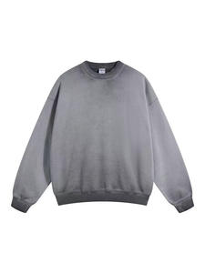 Sudadera de cuello redondo de felpa para hombre, otoño-invierno 2026, 430g, lavable, con parte inferior invertida. - Product Image 5