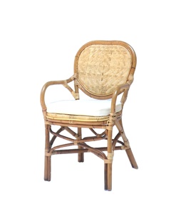 Chaise JAMAICA en rotin et bois faite à la main, style moderne, pour salon, appartement, salle à manger, hôtel, mobilier de maison - Vente chaude - Product Image 1