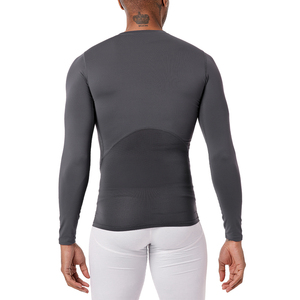T-shirt de compression pour homme de qualité supérieure, faible MOQ, logo personnalisé, meilleur prix, respirant, extensible, idéal pour la gym et l'entraînement - Product Image 5
