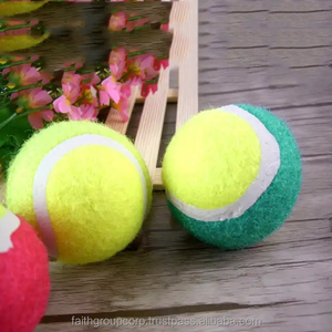 Meilleures ventes OEM, balles de tennis rouges et de couleurs variées en gros, fabriquées en usine, avec impression sur tissu en caoutchouc - Product Image 6