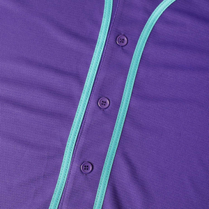 Maillots de baseball vierges personnalisables de haute qualité, style rétro, marron, pour bébés, brodés, pour équipes de baseball, vente en gros - Product Image 5