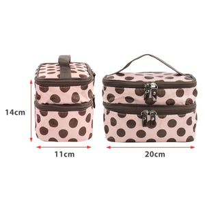 High Quality Women's PU Cosmetic <b>Case</b> Waterproof Travel <b>Makeup</b> Organizer Zipper Closure Colorful Eco-Friendly Bags - Product Image 4
