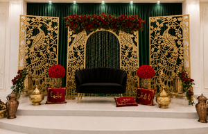 Acrylic Laser Cut Design Panel for <b>Wedding</b> Stage Different Shaped Laser Cut <b>Frame</b> for <b>Wedding</b> Decor Laser Cut Panel Setup - Product Image 4