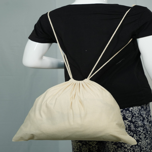 Sac à dos à cordon personnalisé avec logo, écologique, recyclable, réutilisable, imperméable, pour la plage, les anniversaires, la gym, la remise en forme, tendance et naturel - Product Image 3