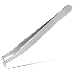 แหนบต่อขนตาแบบมืออาชีพ ปลายโค้งมน ปลายแหลม สำหรับต่อขนตาและดัดขนตา - Product Image 1