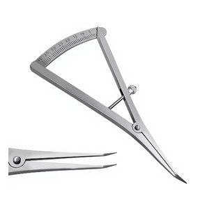 Calibre angulaire de 4,5 pouces de long pour la cartographie osseuse, instrument de mesure 0-40 mm avec échelle de précision pour la dentisterie, la chirurgie, l'orthodontie et les implants - Product Image 2